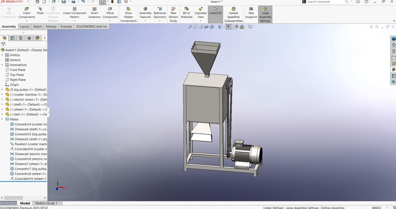 Jaw Crusher Machine Design - Kinematic Analysis